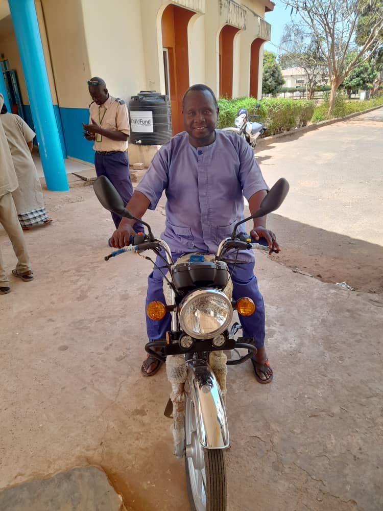 Bwiam Hospital staff audience